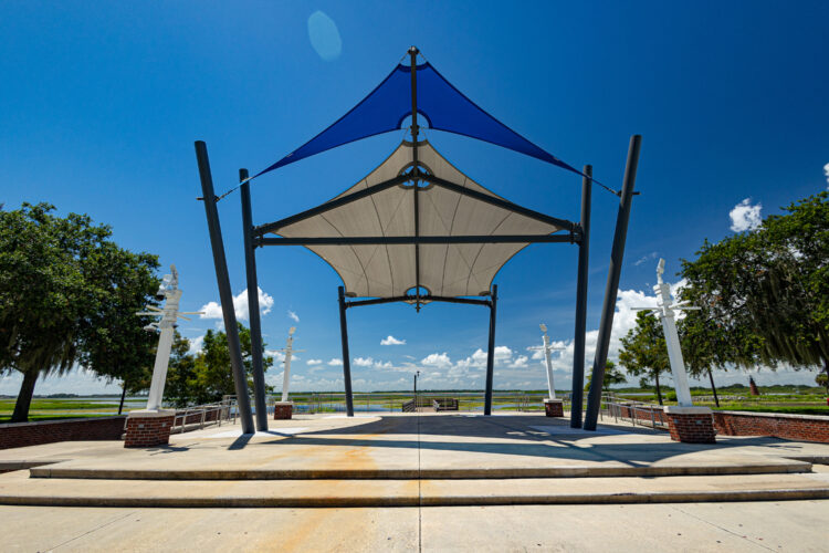 Lakefront Park Stage Shade, Kissimmee FL