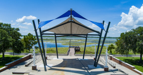 Lakefront Park Stage Shade, Kissimmee FL