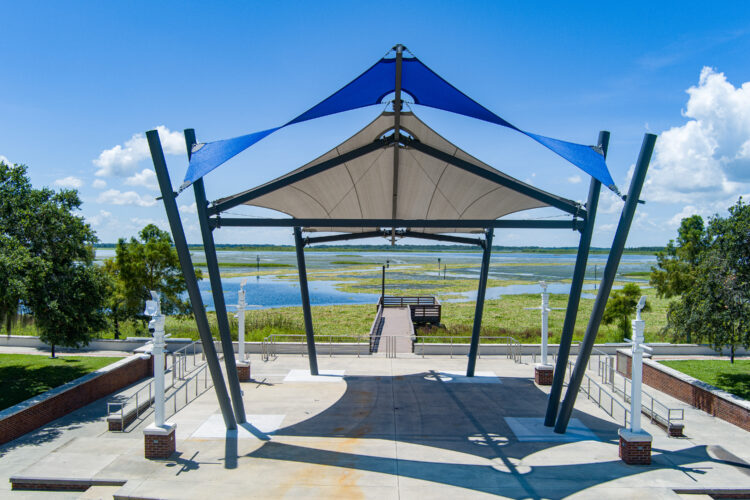 Lakefront Park Stage Shade, Kissimmee FL