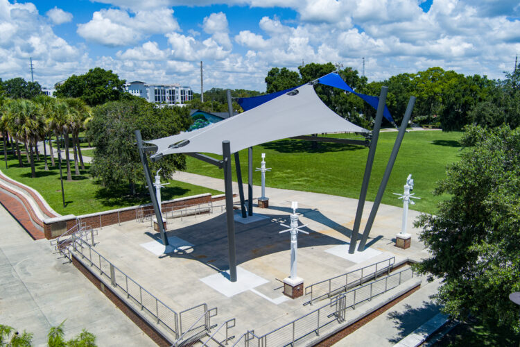 Lakefront Park Stage Shade, Kissimmee FL