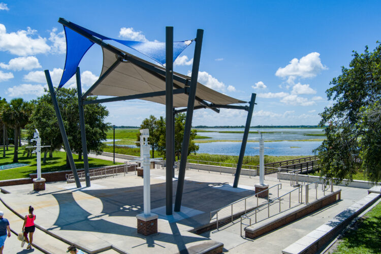 Lakefront Park Stage Shade, Kissimmee FL